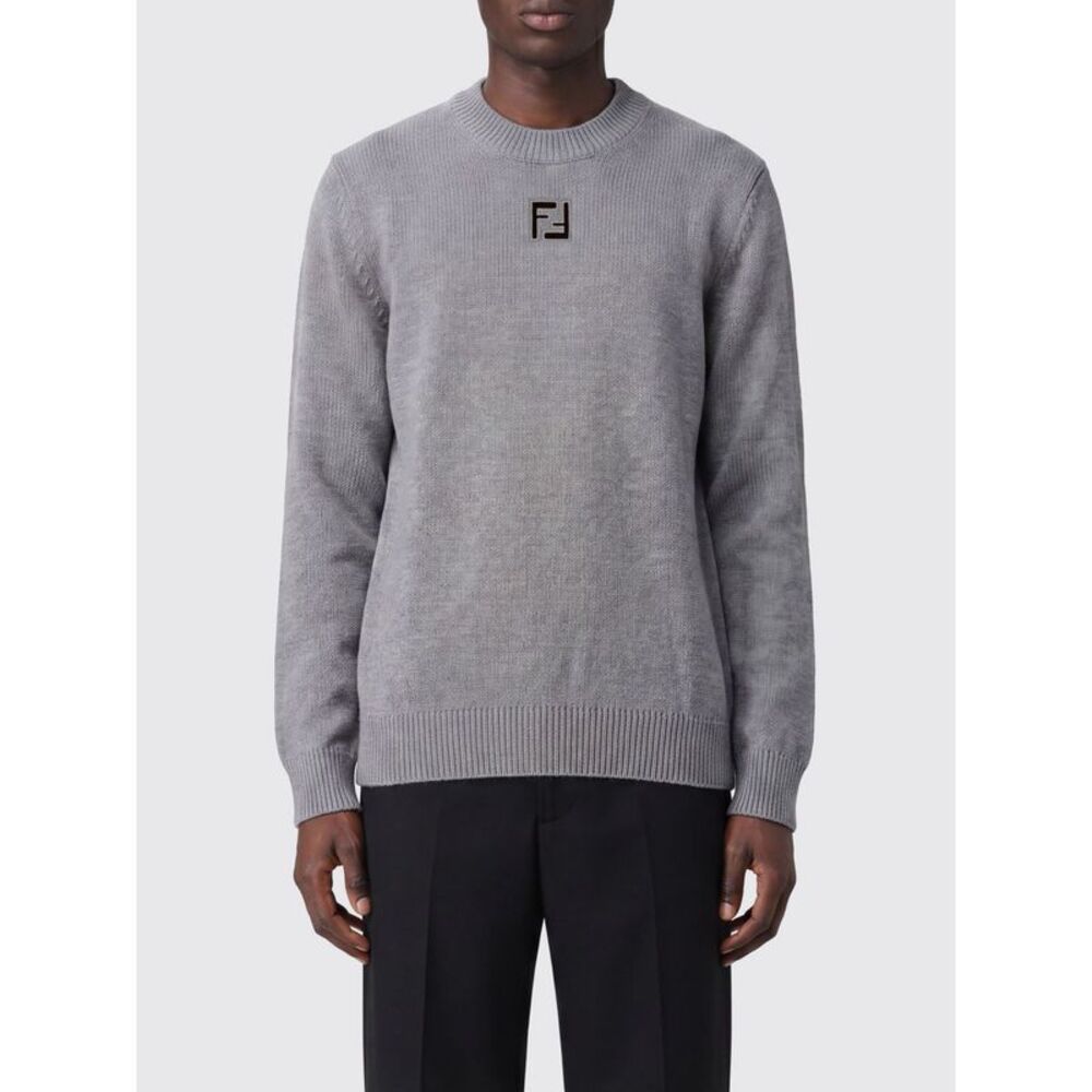Fendi Sweater Men Grey